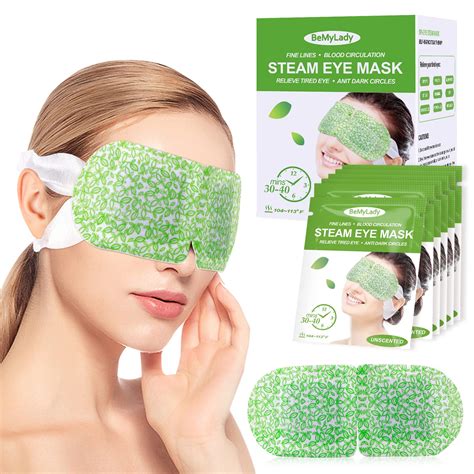 Steam Eye Mask 16 Packs Heated Eye Mask for Dark Circles and Puffiness ...