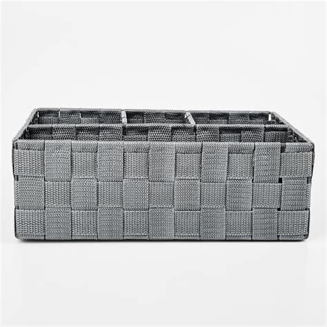 Buy Wilton Norma Polypropylene 4-Partition Storage Basket from Home ...