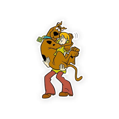 Scared Scooby and Shaggy car Decal Sticker – sticckiz.com