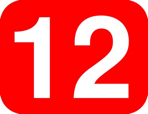 Free vector graphic: Twelve, 12, Number, Rounded - Free Image on ...