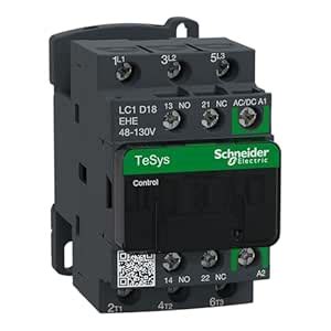 Schneider Electric TeSys contactor-3P-AC3 (440V 18A - LC1D18EHE ...