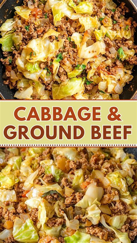 Healthy Cabbage and Ground Beef Skillet Recipe – Simply Yummy Eats