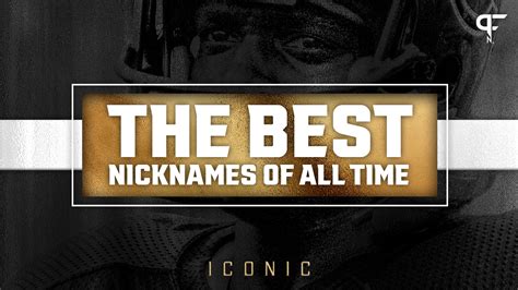 The Best NFL Nicknames of All Time From "Slash" to "Sweetness"