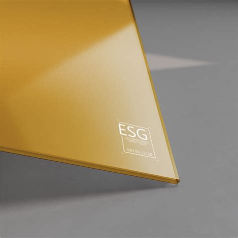Gelb lackiertes ESG Glas 4mm günstig kaufen