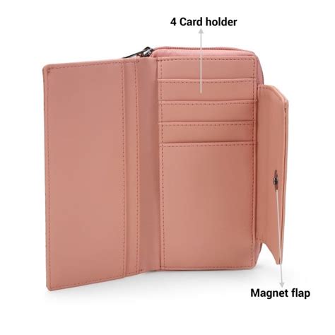 Buy Mochi Women Peach Womens Wallets Zip Around Online | SKU: 95-138-80 ...