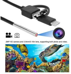 MatLogix USB and Android OTG Endoscope 3in1 Borescope 3.9mm, 2meters ...