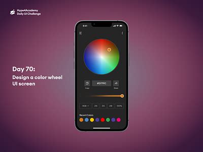 Image result for Color Wheel UI Design