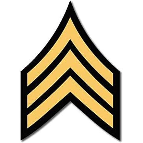 BRKStudio Army Rank SGT Sergeant Chevron Shaped SSI United India | Ubuy