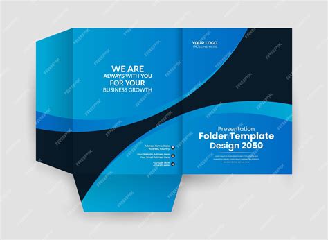 Design de modelo de pasta de apresentação e layout moderno Design de ...