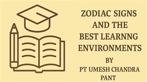 Learning environments by Moon signs explained by Pt Umesh Chandra Pant ...