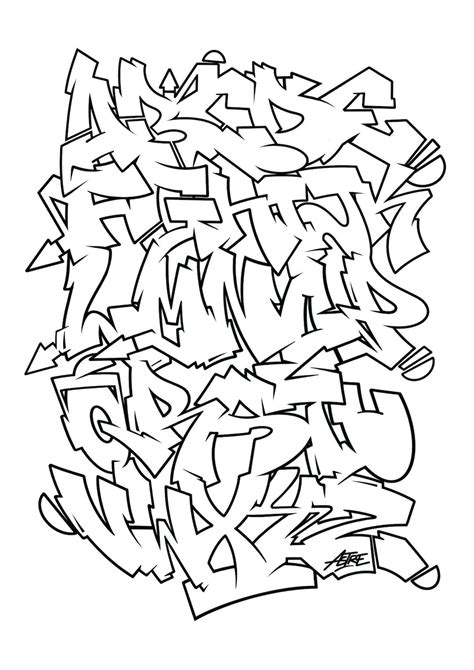 Graffiti Alphabet - Etsy | Graffiti lettering, Graffiti alphabet ...