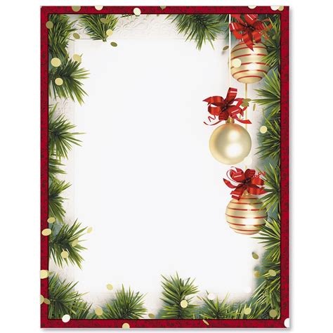 Christmas Twilight Border Papers, 8.5 x 11, 50 Count : Amazon.in: Home ...