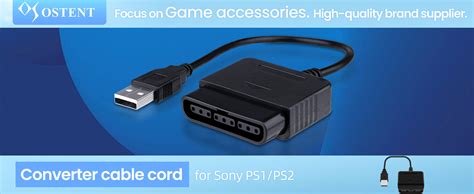 Watch OSTENT USB Adapter for Sony PS1 PS2 Controller to PC Laptop on ...