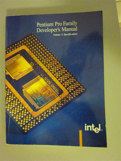 Buy Pentium Pro Developer's Manual: Specifications: 001 Book Online at ...