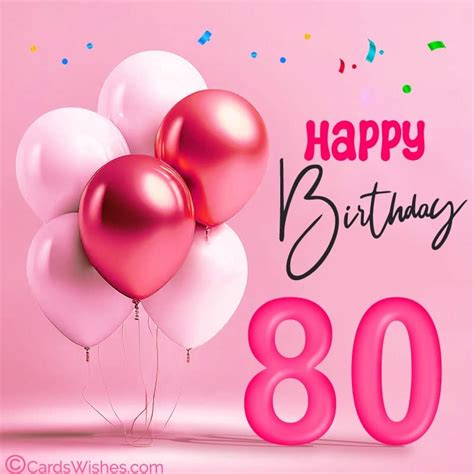 80th Birthday Wishes and Messages for People Turning 80
