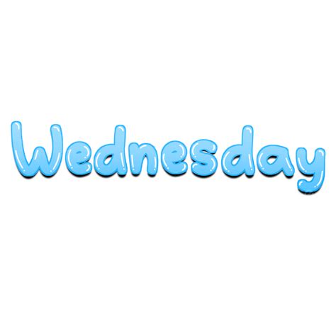 Wednesday Day Clipart PNG, Vector, PSD, and Clipart With Transparent ...