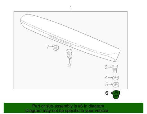 OEM 1992-2005 Honda Spoiler Nut 90307-S03-000 | Honda Automotive Parts