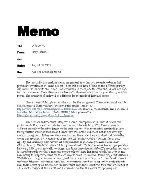 Technical-Writing Memo Format 的图像结果