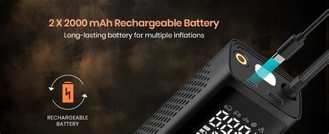 Portronics Vayu 7.0 Tyre Inflator, Full-Size Digital Display, 4000 mAh ...
