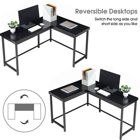 Ivinta L-Shaped Corner Computer Gaming Desk with India | Ubuy