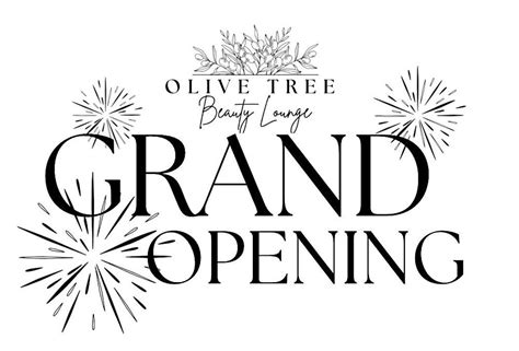 Grand Opening Extravaganza • OLIVE TREE Beauty Lounge, Crowne Plaza ...