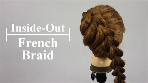 Inside Out French Braid Tutorial 的图像结果