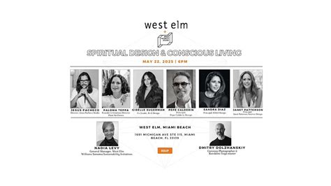 SPIRITUAL DESIGN & CONSCIOUS LIVING AT WEST ELM, 1691 Michigan Ave ste ...