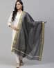 Buy Black Dupattas for Women by SWATIKA Online | Ajio.com
