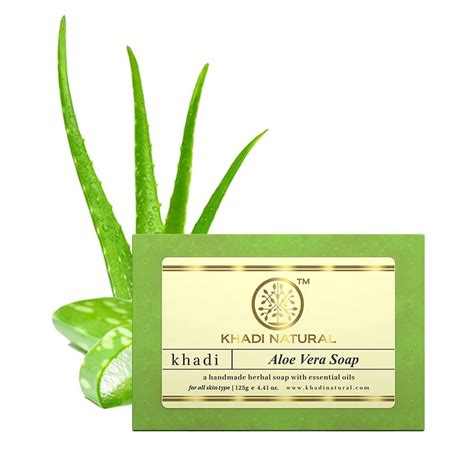 Buy Khadi Aloevera Soap, 125 gm | 19 Minutes Delivery | Apollo Pharmacy