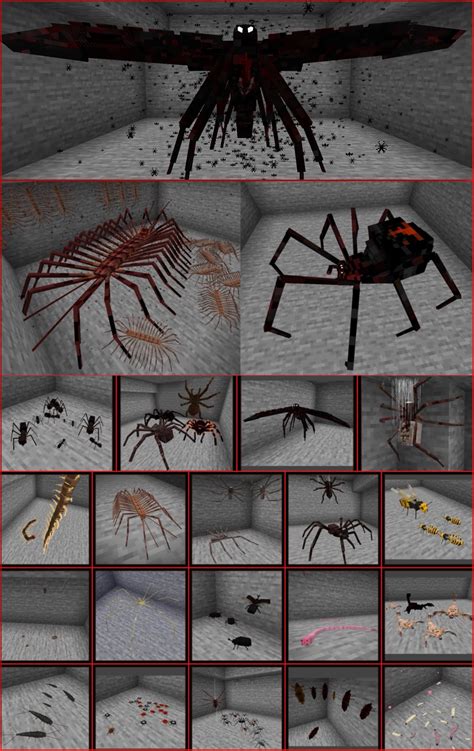 Arthropod Phobia Expansions + Horror Bosses - Spider Moth - Gallery