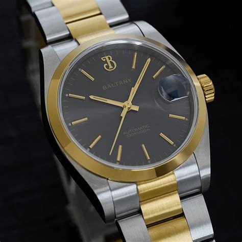 Baltany 36mm Smooth Bezel Perpetual DJ Homage Watch S4095 – DREAM WATCHES