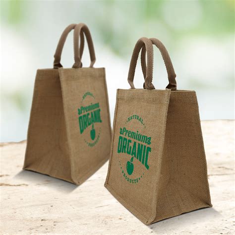 Custom Jute Bags: Logo Jute bags Printing Online | VistaPrint