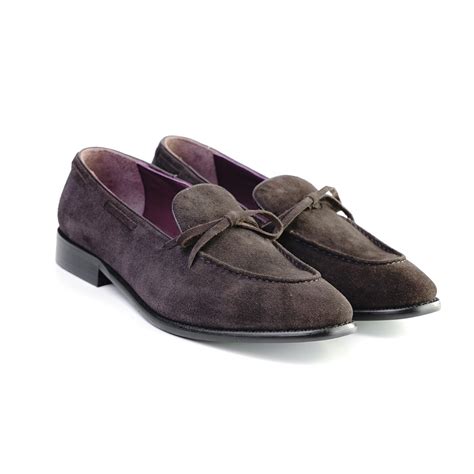 Julietta รองเท้าหนัง String Loafer Shoe Suede Brown juliettabkk ...