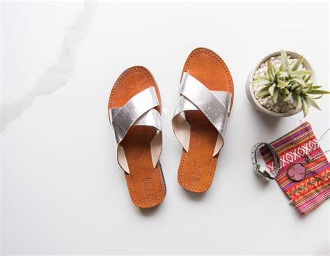Get Metallic Criss-Cross Strap Slides at ₹ 550 | LBB Shop