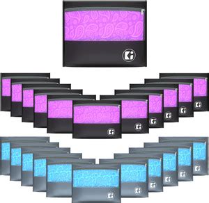 KUBER INDUSTRIES Clothes Organizer (Pack of 24) Parachute Transparent ...