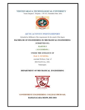 Tourism-2 - AICTE Activity - VISVESVARAYA TECHNOLOGICAL UNIVERSITY ...