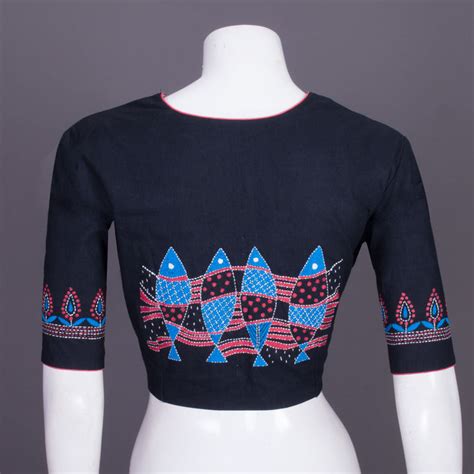 Kantha Embroidered Blouses – Avishya.com