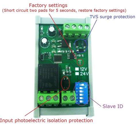 1/2/4 Channel Digital Relay Switch DiDo RS485 PLC IO | Ubuy India