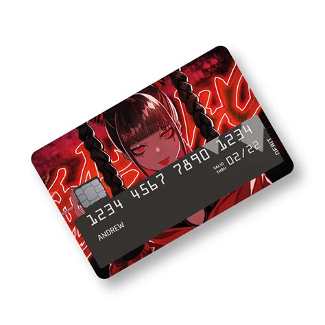 ISEE 360 Anime Girl Credit Card Sticker for Debit Cards, ATM Cards ...