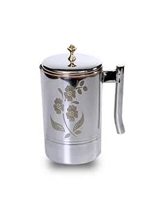 DIAMOND STEEL Premium Stainless Steel and Copper Water Jug| Laser ...