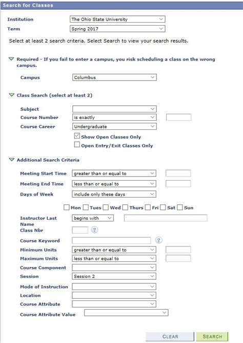 Searching for a 2nd session course | HRS Academic Support Services