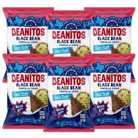 Amazon.com : Beanitos Black Bean Chips - Original Sea Salt - (6 Pack) 5 ...