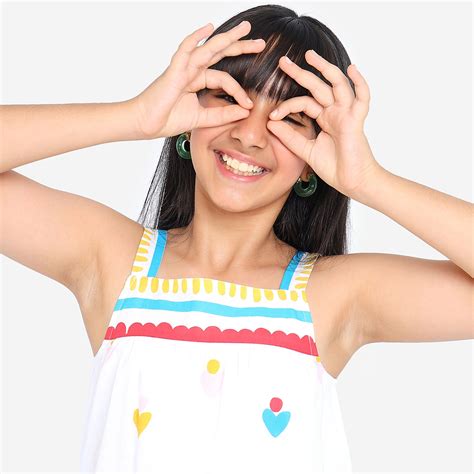 Girls Printed Strapped Casual Cotton Dress – BONKIDS