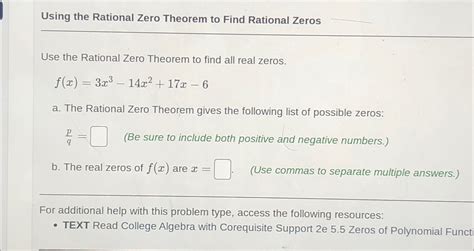 Image result for Rational Zero Theorem Worksheet