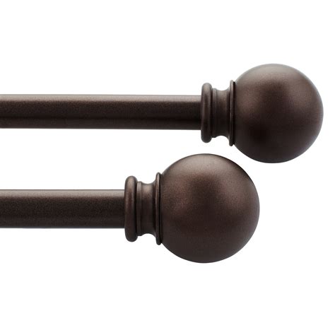 Buy Deco Window 2 Pack 28 to 48 Extendable Curtain Rod for Windows ...
