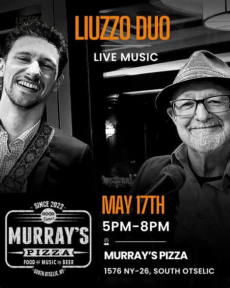 Liuzzo Duo at Murray’s Pizza, Murray’s Pizza , South Otselic, 17 May ...