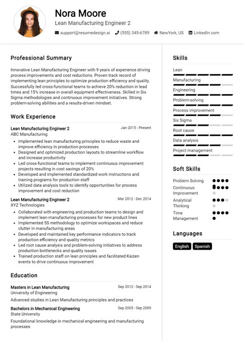 Manufacturing Resume Examples 的图像结果