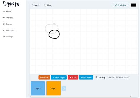 Flipnote Drawing 的图像结果