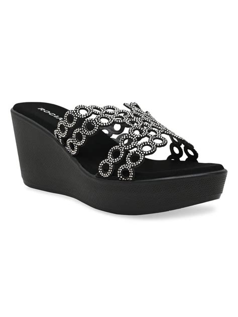 Shop Rocia By Regal Black Women Diamante Embellished High Heel ...