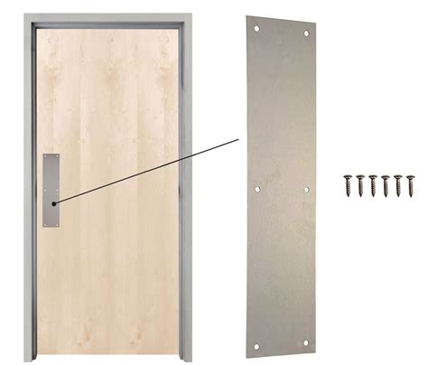 Wood Door Push Plate | Free Shipping